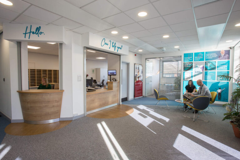 Reception area