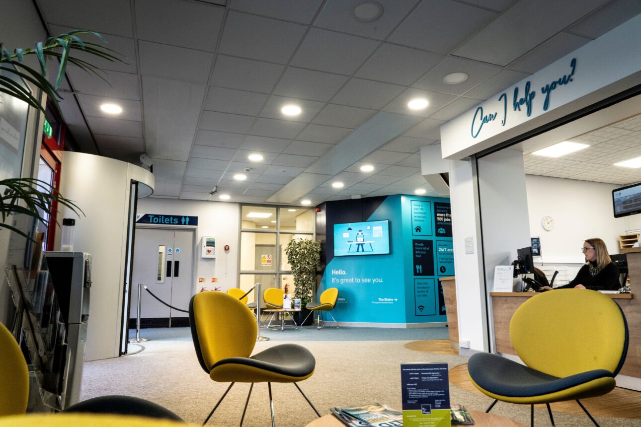 Reception area