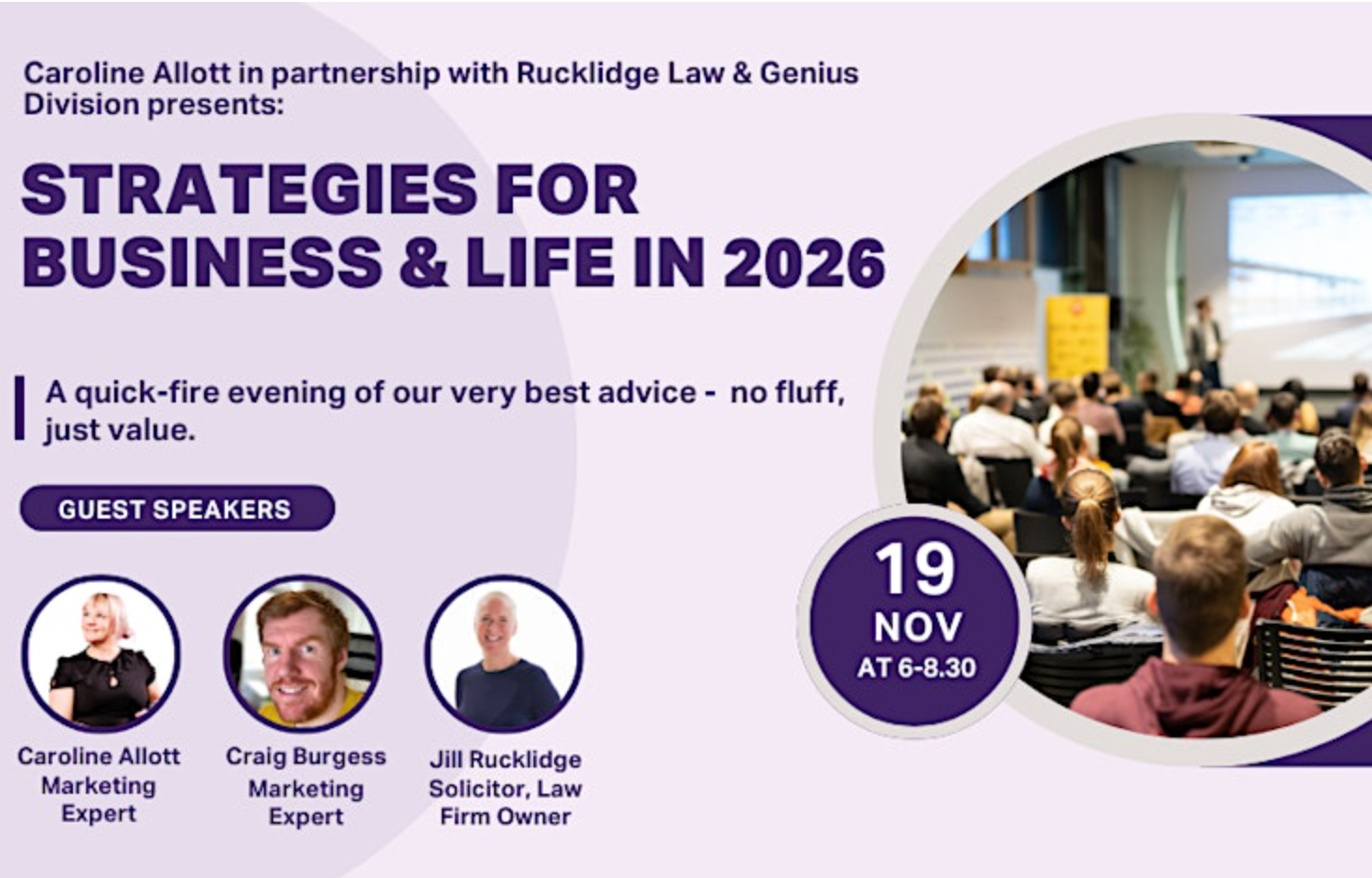 Gavin Ruckledge Strategies for Business & Life in 2026 - The Business Village