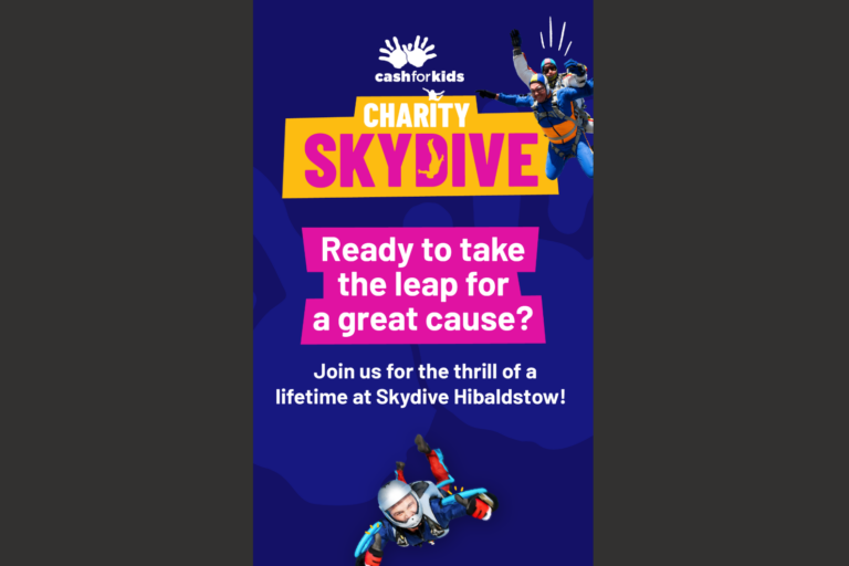 Cash for Kids South Yorkshire & North Derbyshire Sky dive