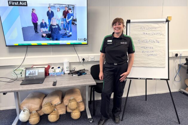 St John's workplace trainer